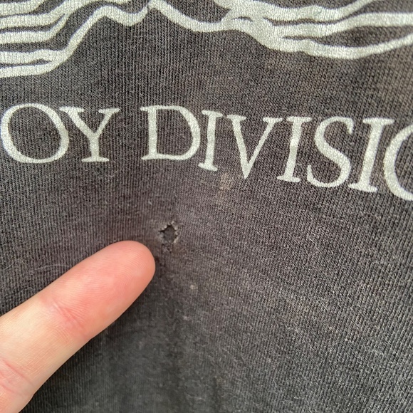 Vintage Joy Division Unknown Pleasures Sleeveless Distressed Shirt Mens Small - Picture 7 of 14
